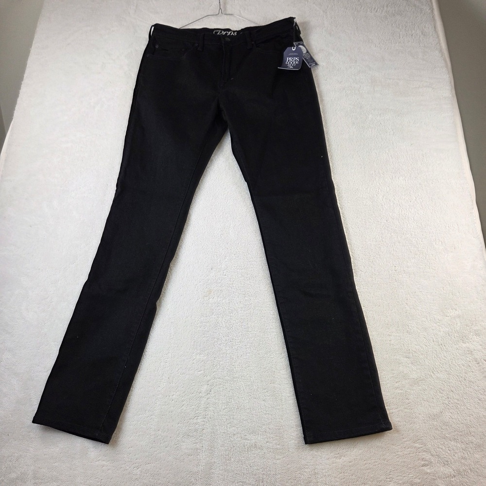 PRPS Goods & Co Le Sabre Slim Straight Fit Jeans Black Indigo Denim Mens 33x33